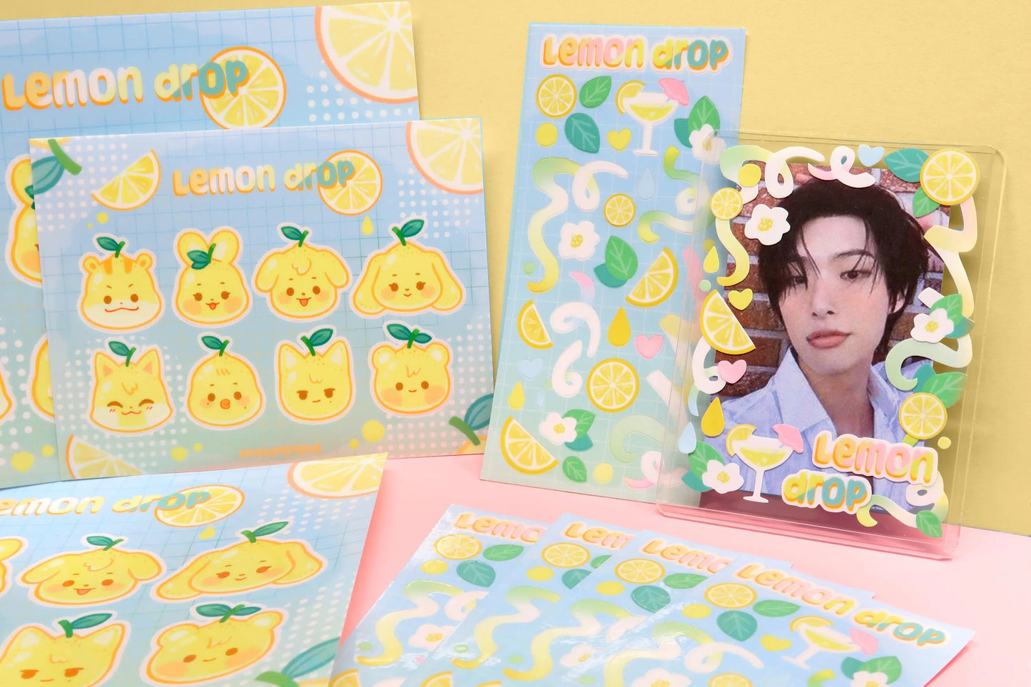 ATEEZ "Lemon Drop" Deco sticker sheets