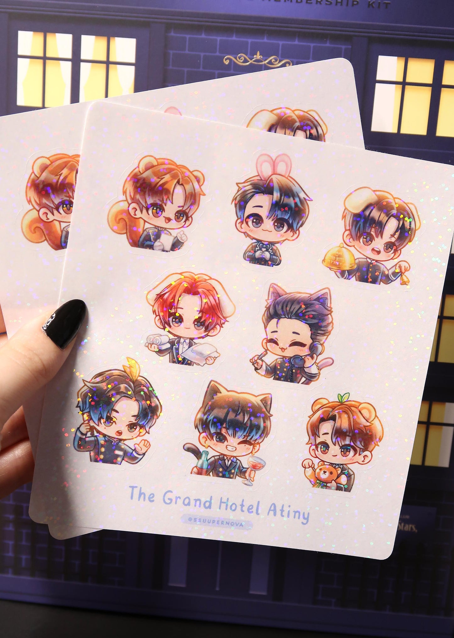 ATEEZ x Grand Hotel - Sticker sheet
