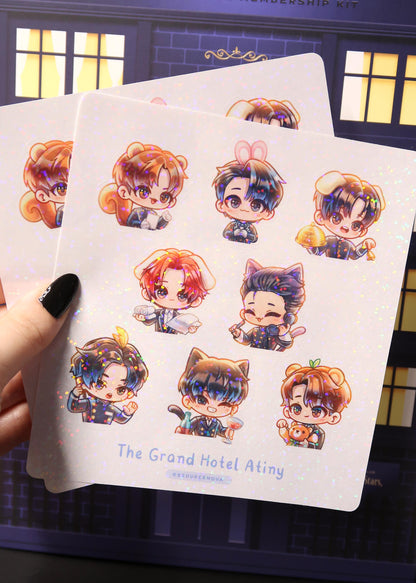 ATEEZ x Grand Hotel - Sticker sheet