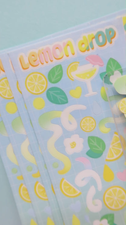 ATEEZ "Lemon Drop" Deco sticker sheets