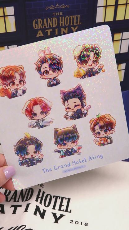 ATEEZ x Grand Hotel - Sticker sheet