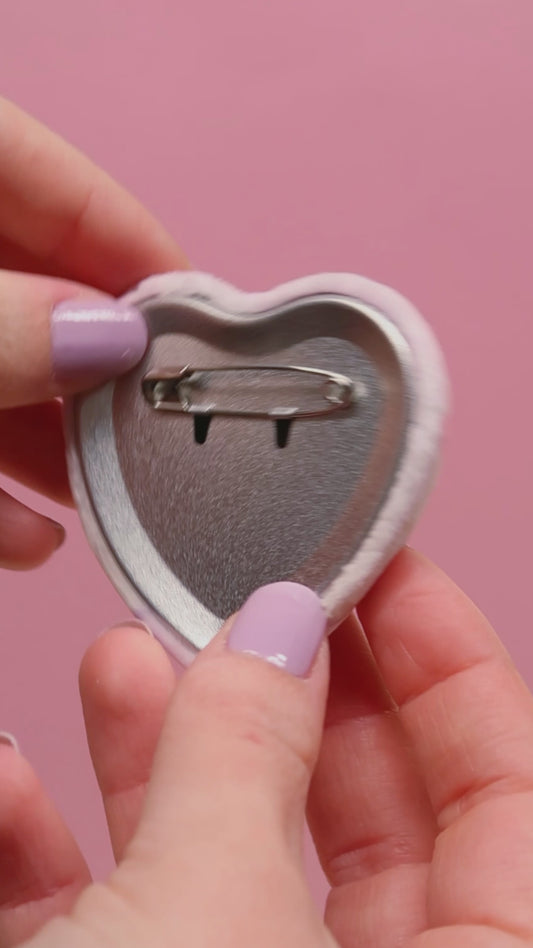 ATEEZ Squishy Heart Badges (Made to order)