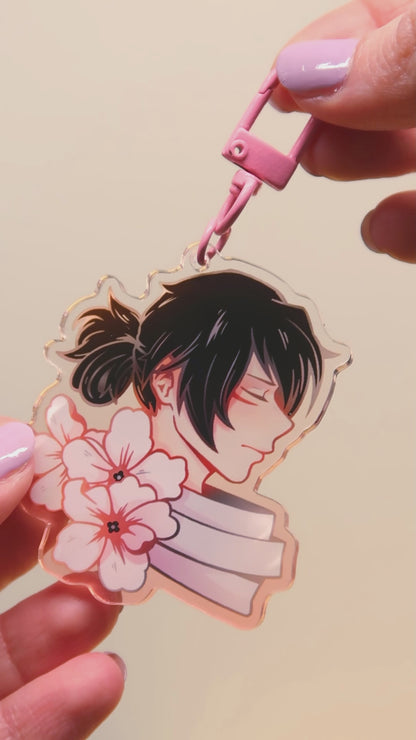 Sensei sakura charm (made to order)