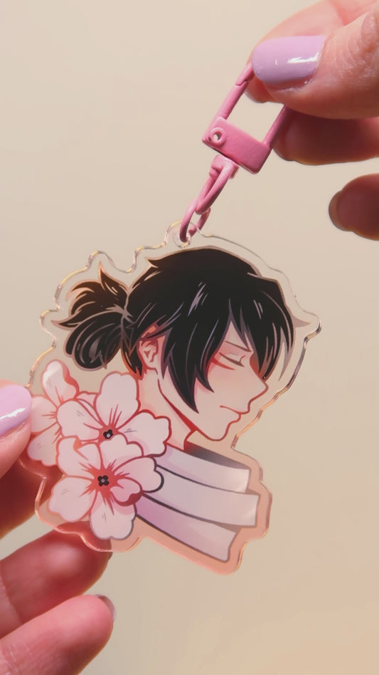 Sensei sakura charm (made to order)